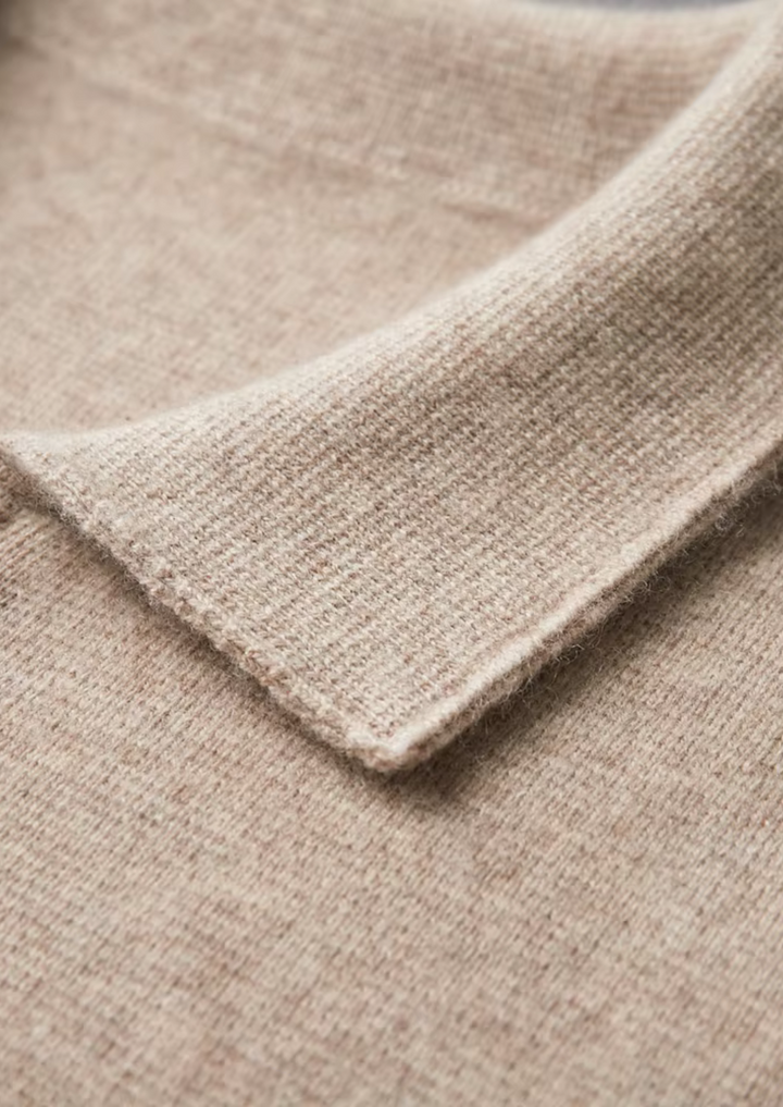 Mens wełniany kardigan na jesień i zimę