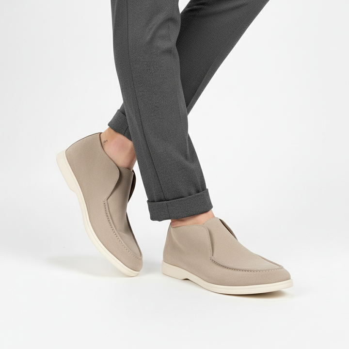 High zamszowe mokasyny