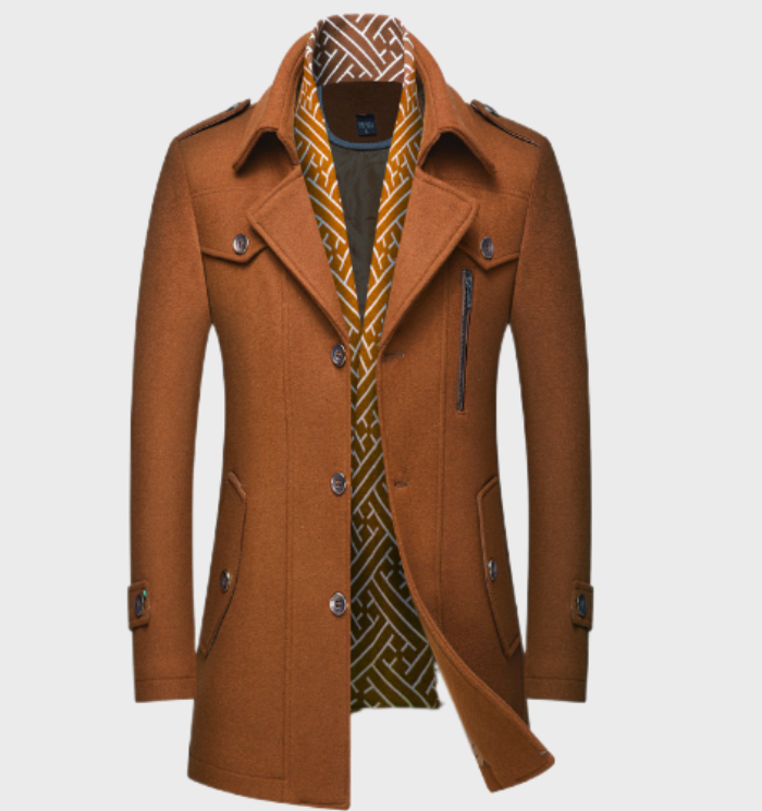 Avalon Męski płaszcz zimowy | Stylowy i ciepły towarzysz na zimne dni