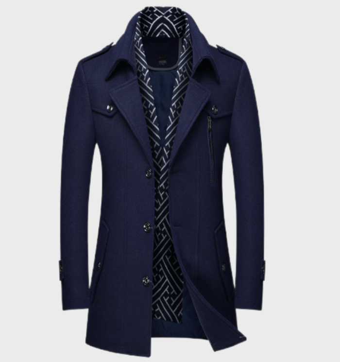 Avalon Męski płaszcz zimowy | Stylowy i ciepły towarzysz na zimne dni