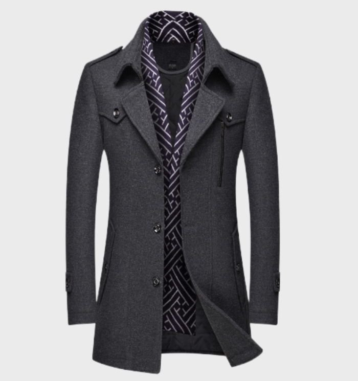 Avalon Męski płaszcz zimowy | Stylowy i ciepły towarzysz na zimne dni