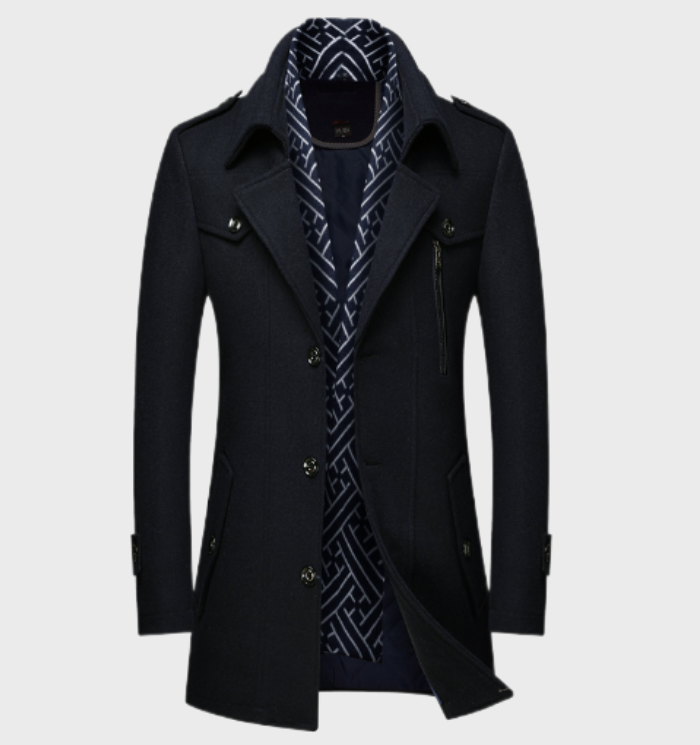 Avalon Męski płaszcz zimowy | Stylowy i ciepły towarzysz na zimne dni