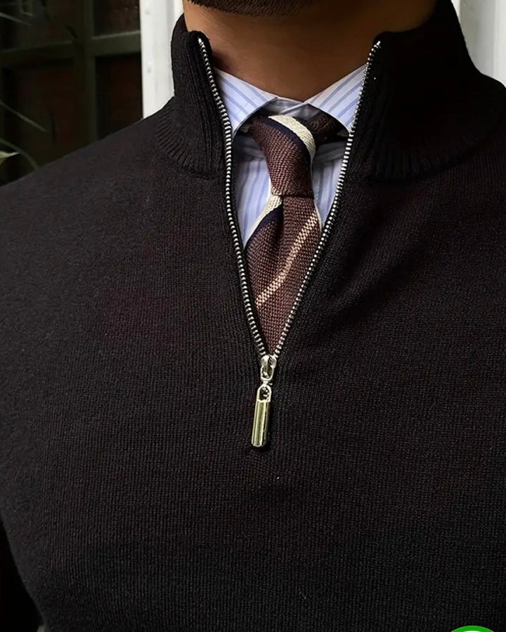 ROMA sweter z ćwierćzamkiem