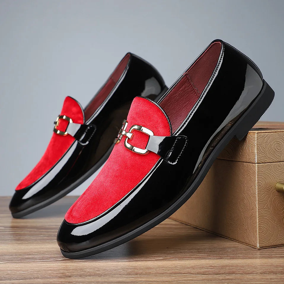 Modena zamszowe loafersy