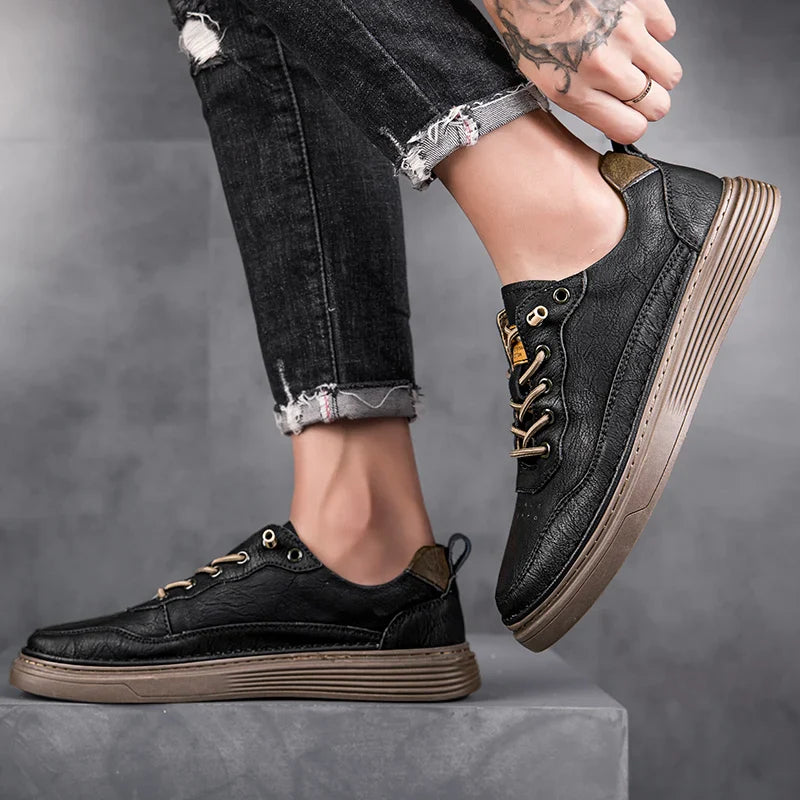 Amalfi sneakersy ze skóry naturalnej