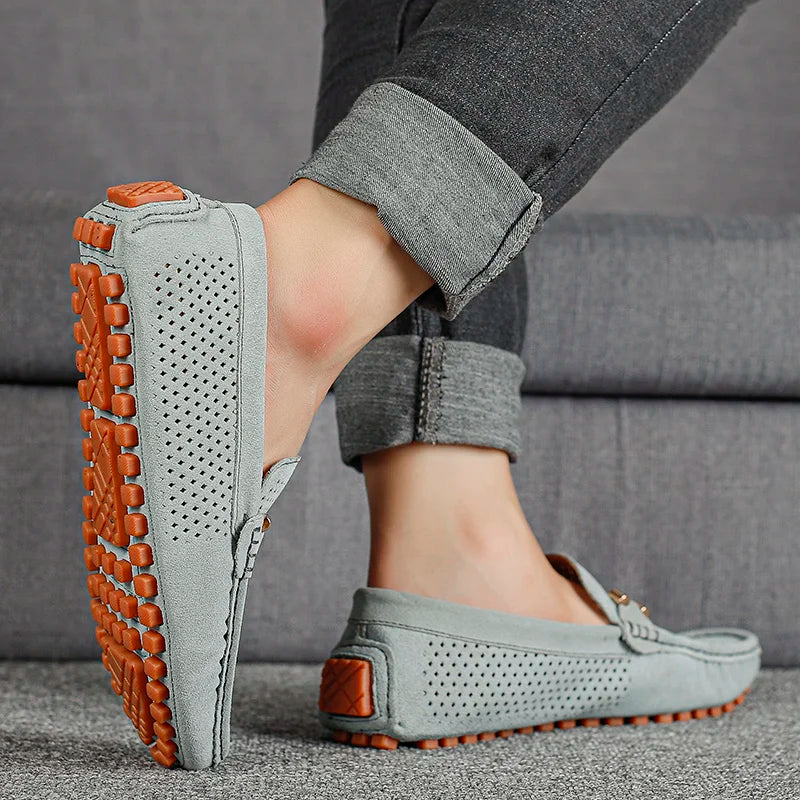 Capri zamszowe mokasyny z cowhide