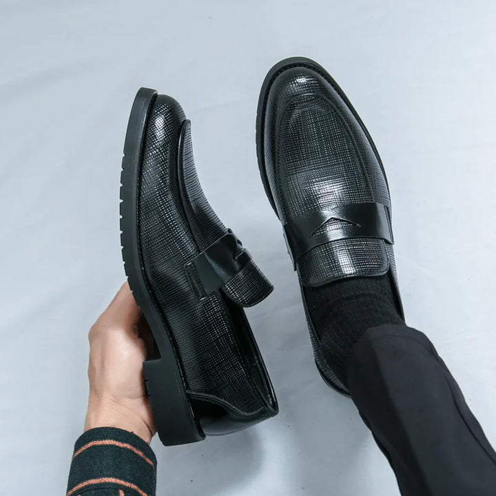 Bellagio skórzane loafersy