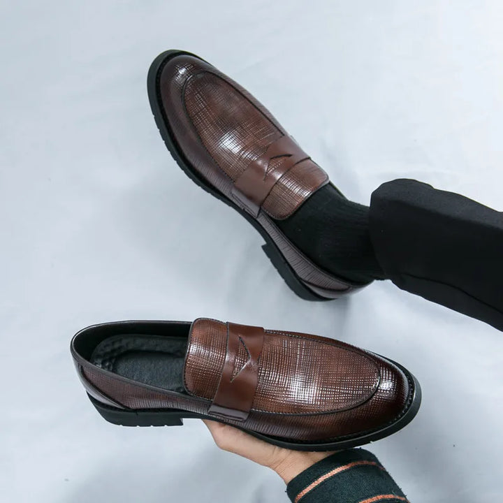 Bellagio skórzane loafersy