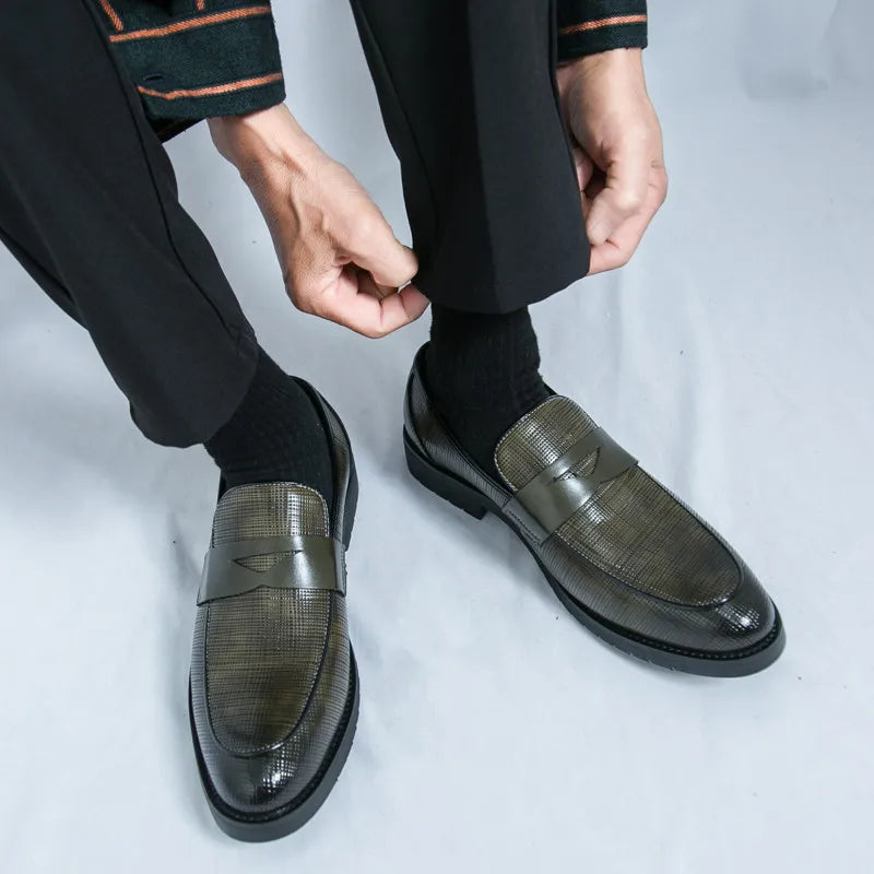 Bellagio skórzane loafersy