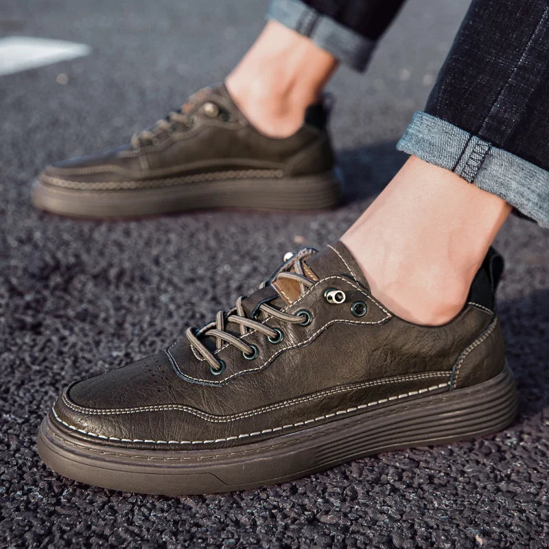 Amalfi sneakersy ze skóry naturalnej