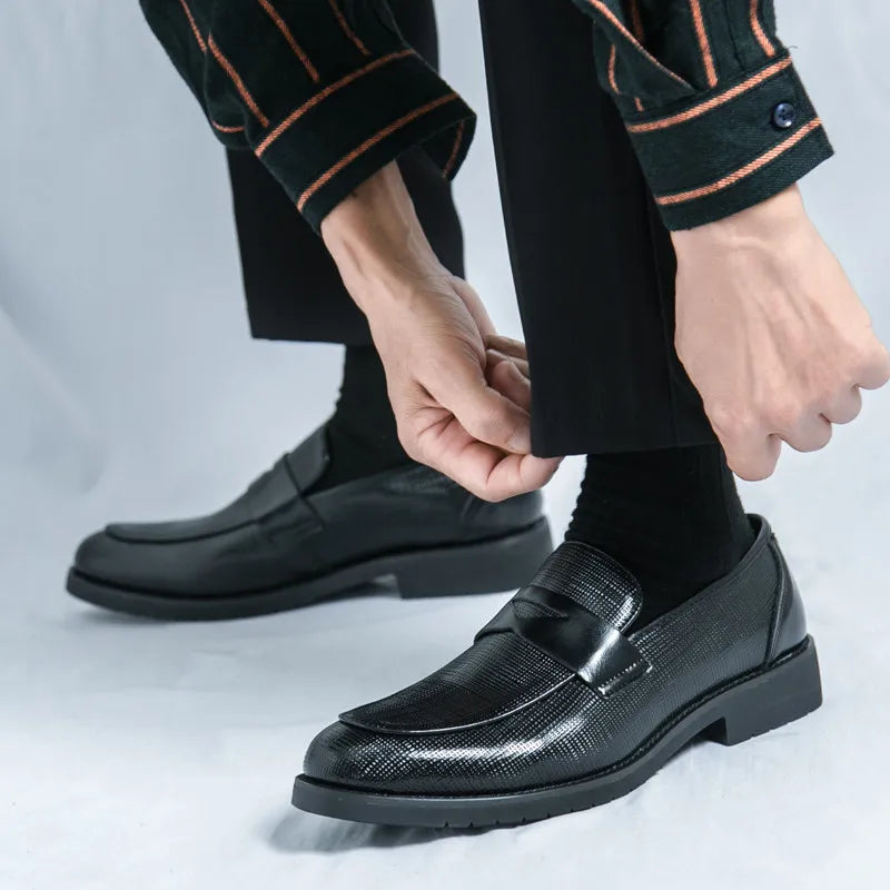 Bellagio skórzane loafersy