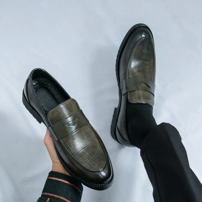 Bellagio skórzane loafersy