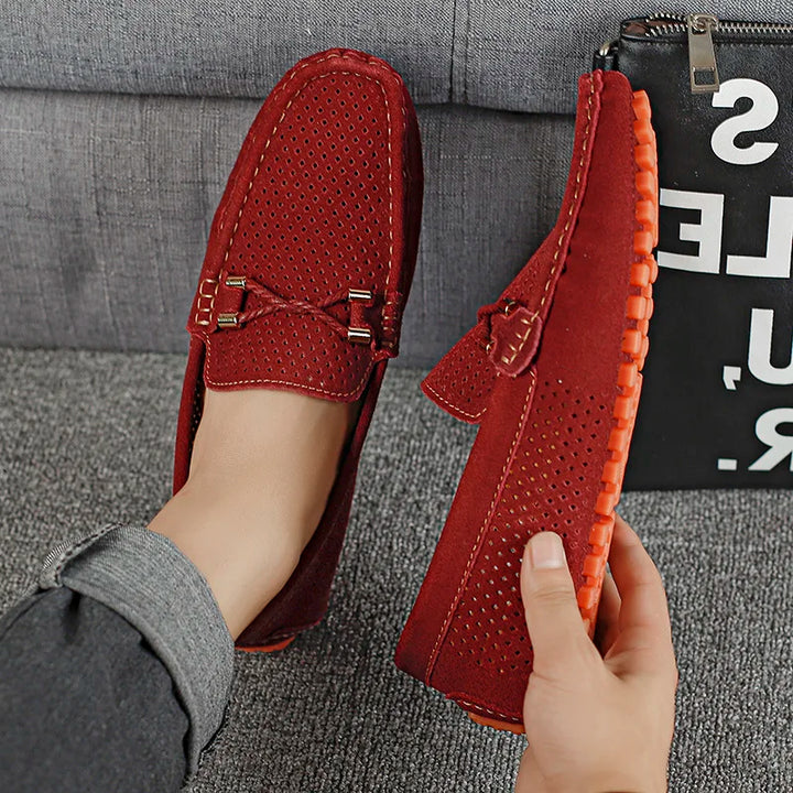 Capri zamszowe mokasyny z cowhide