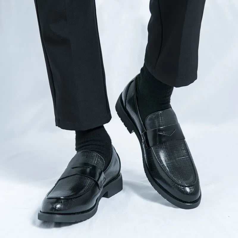 Bellagio skórzane loafersy