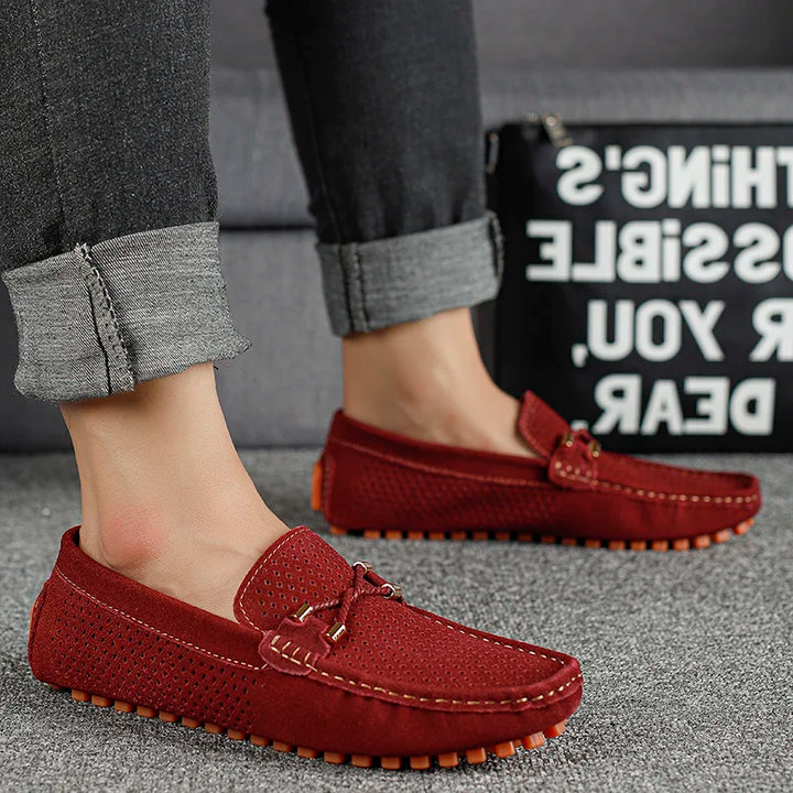 Capri zamszowe mokasyny z cowhide