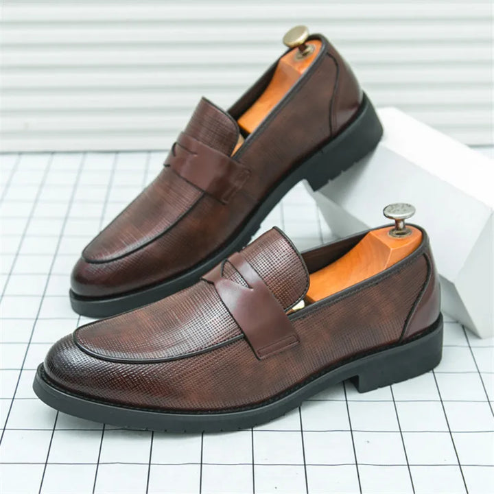 Bellagio skórzane loafersy