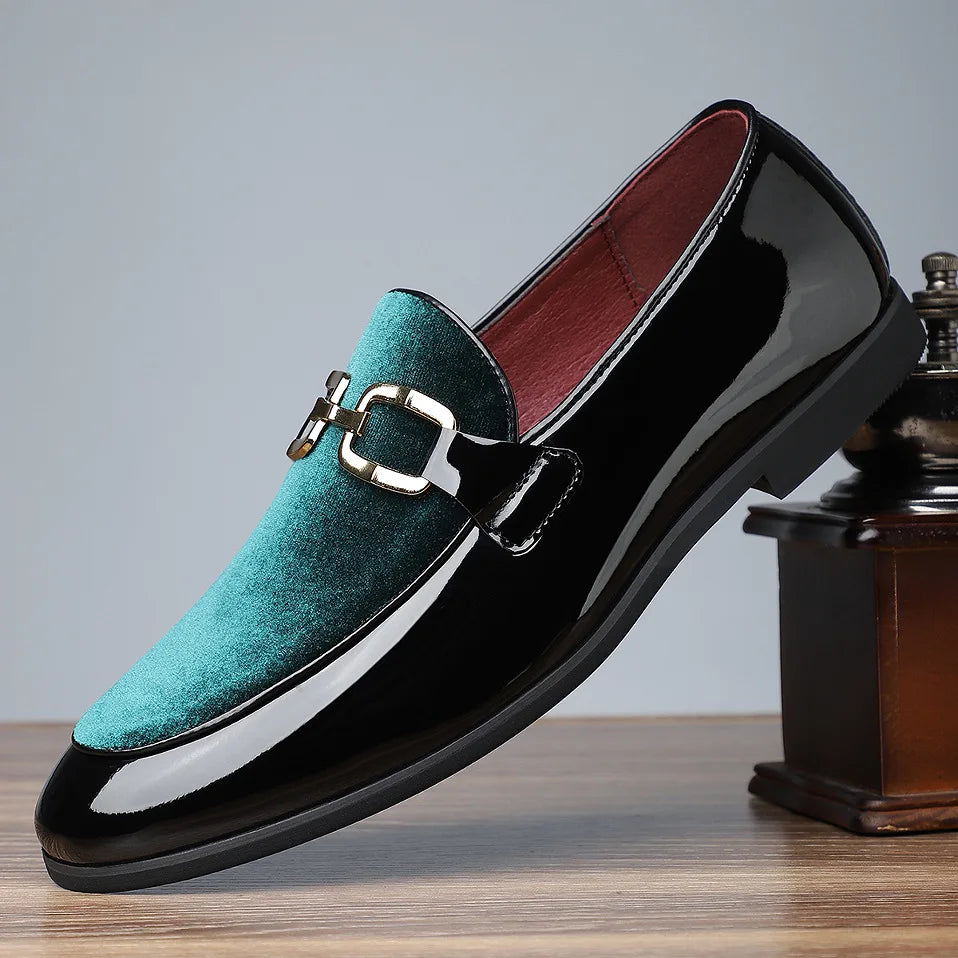 Modena zamszowe loafersy