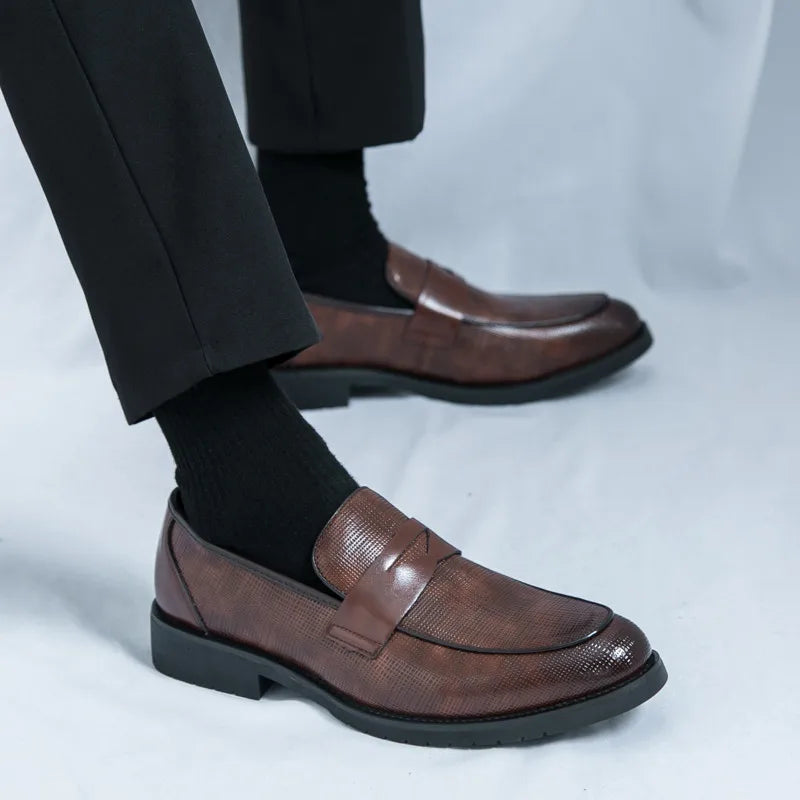 Bellagio skórzane loafersy