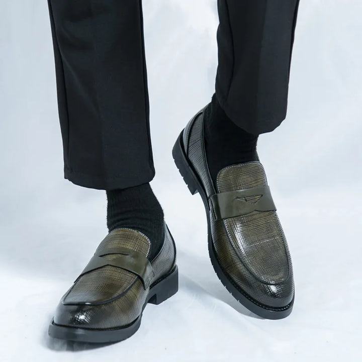 Bellagio skórzane loafersy