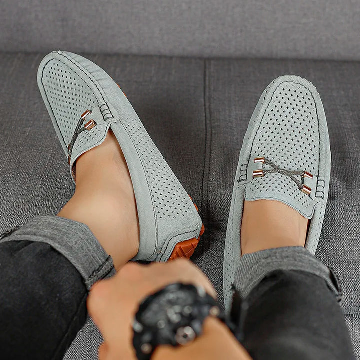 Capri zamszowe mokasyny z cowhide