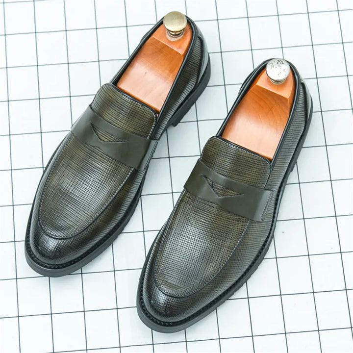 Bellagio skórzane loafersy