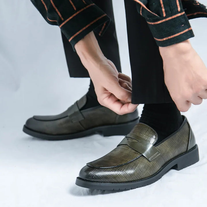 Bellagio skórzane loafersy