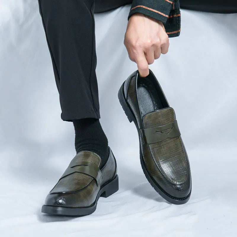 Bellagio skórzane loafersy