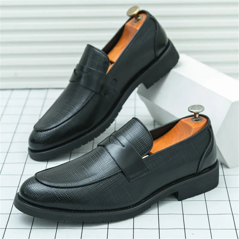 Bellagio skórzane loafersy