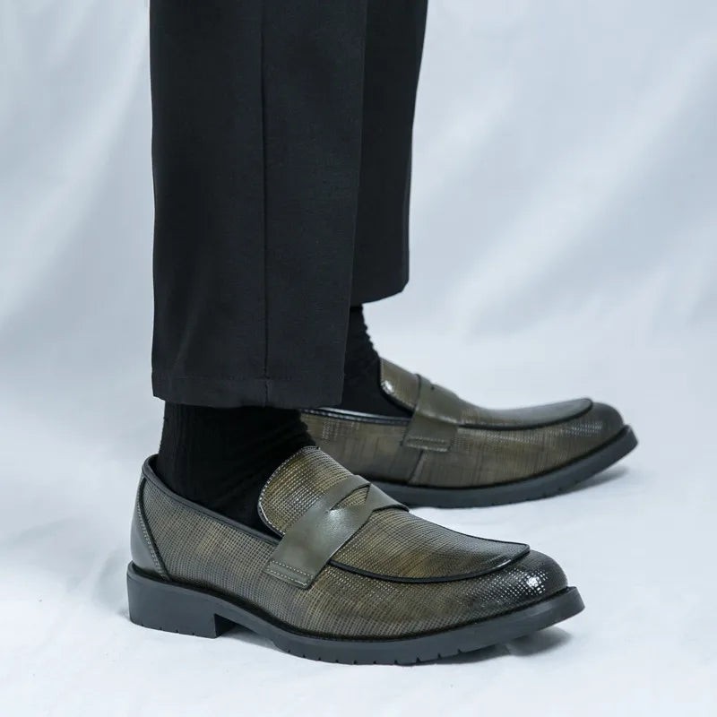 Bellagio skórzane loafersy