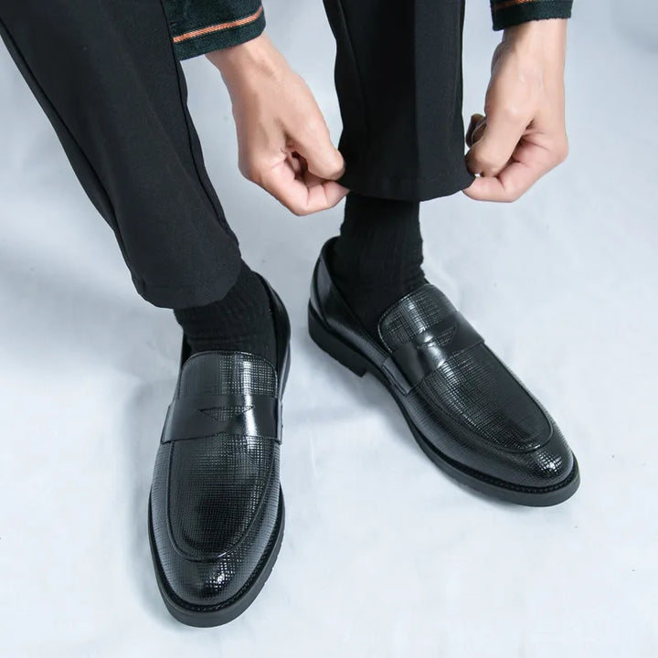 Bellagio skórzane loafersy