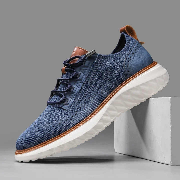 Oxford knit brogsy sneakersy