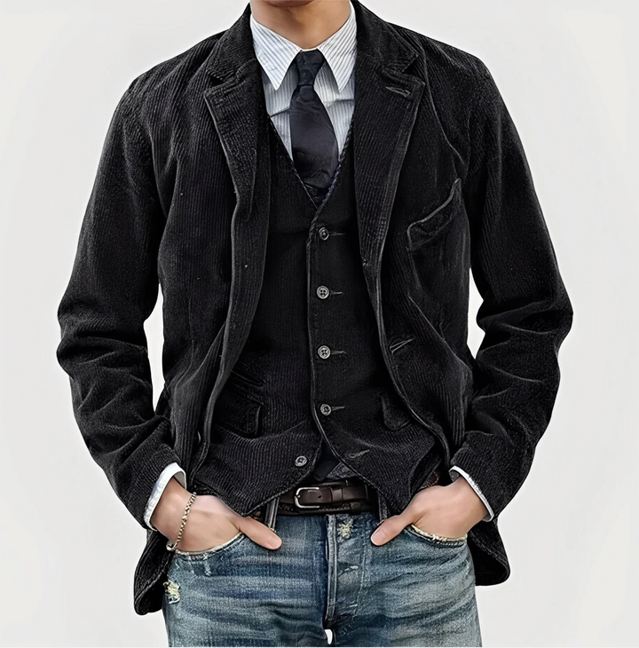 Provence™ - Kurtka i kamizelka w stylu vintage