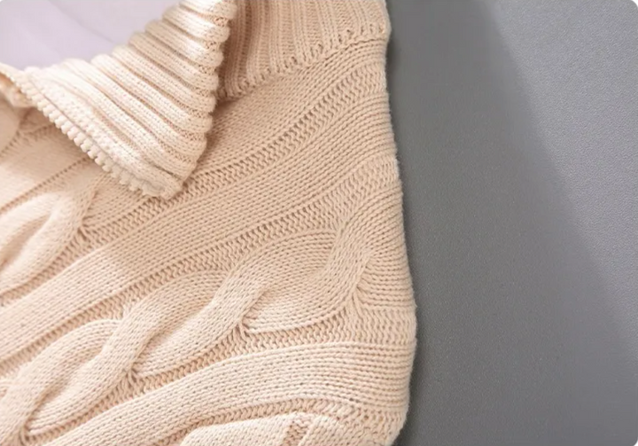 Eamon™ - Klasyczny sweter dzianinowy