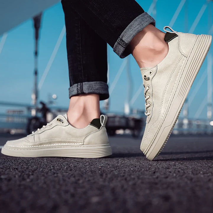 Amalfi sneakersy ze skóry naturalnej