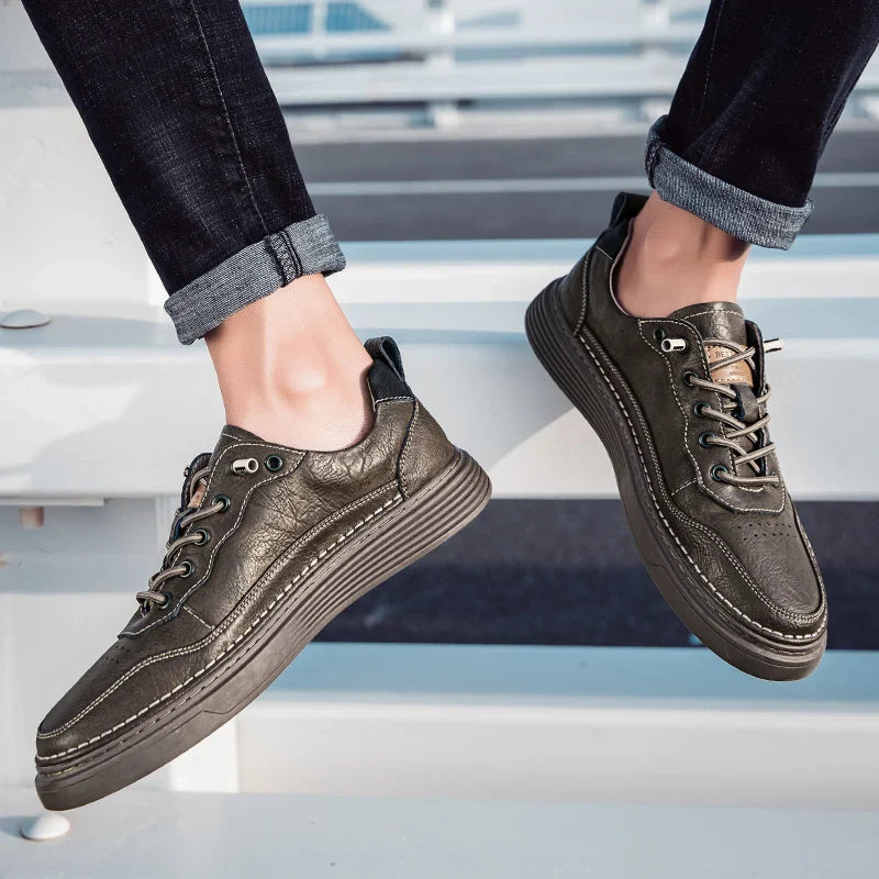 Amalfi sneakersy ze skóry naturalnej