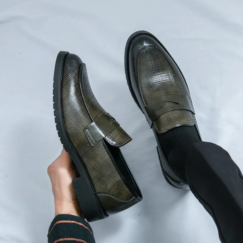 Bellagio skórzane loafersy