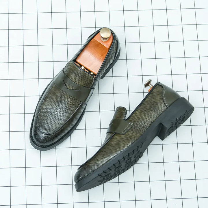 Bellagio skórzane loafersy