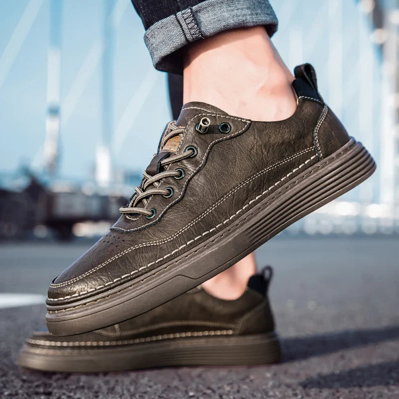 Amalfi sneakersy ze skóry naturalnej