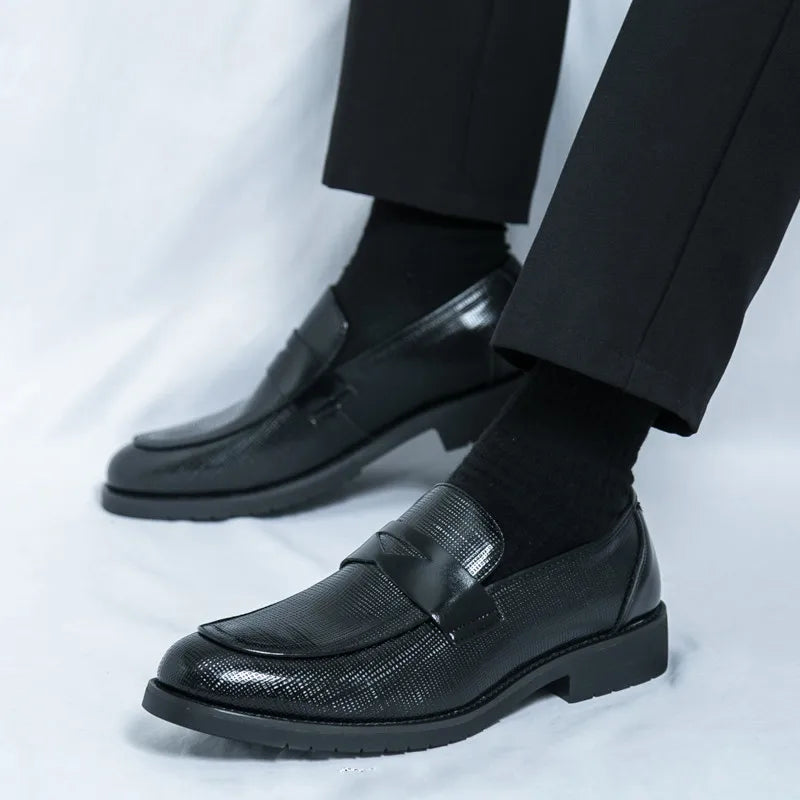 Bellagio skórzane loafersy