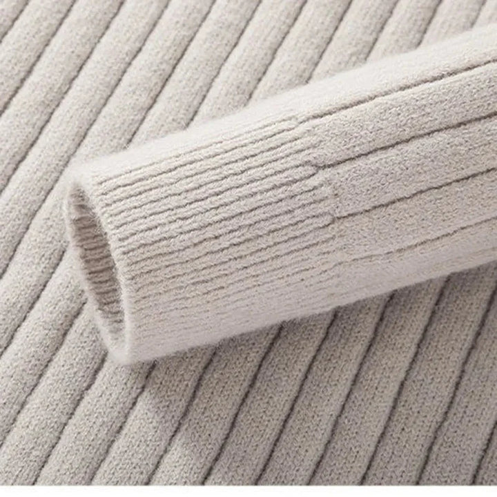 Sweater golf z półzamkiem