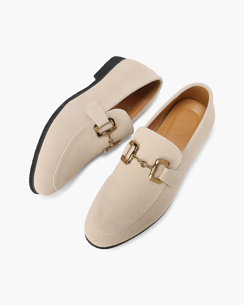 Luxury Suede Loafers luksusowe mokasyny zamszowe