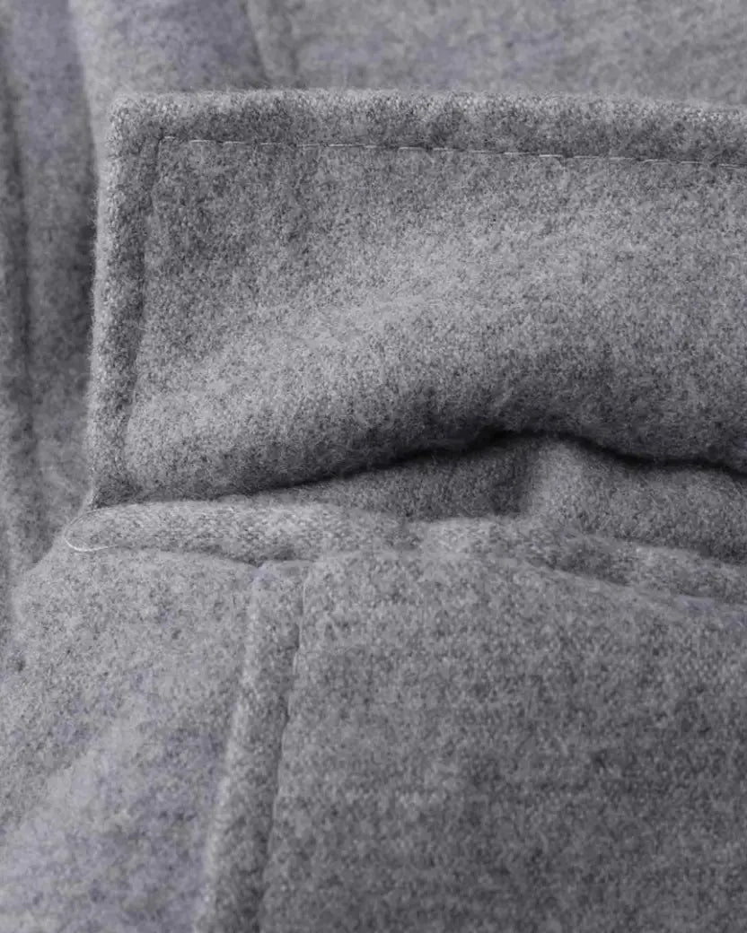 Executive wełniany płaszcz